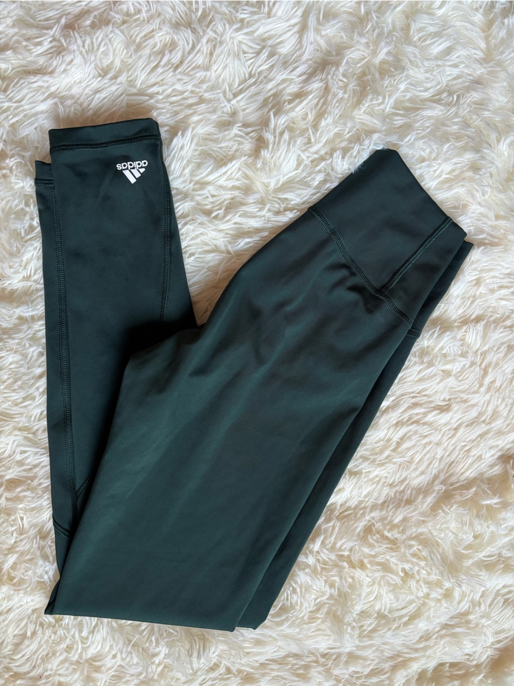 Adidas Full Length Leggings Dark Green Women’s S